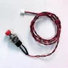 Assembled push-button switch and extension cable