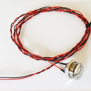 Ruggedized Powerbutton assembly for fitlet, fitlet2, IPC, incl 1m cable