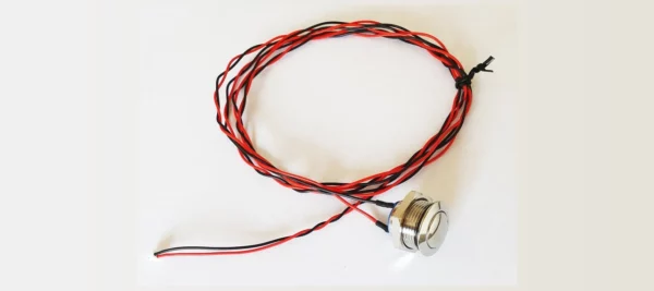 Ruggedized Powerbutton assembly for fitlet, fitlet2, IPC, incl 1m cable